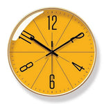 Silent quartz wall clock in a timeless design for every home