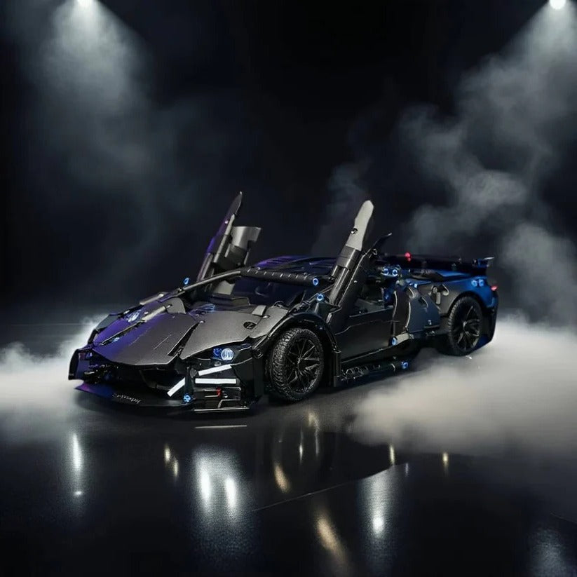 1288-Piece Sports Car Model Building Kit for Adults and Teens