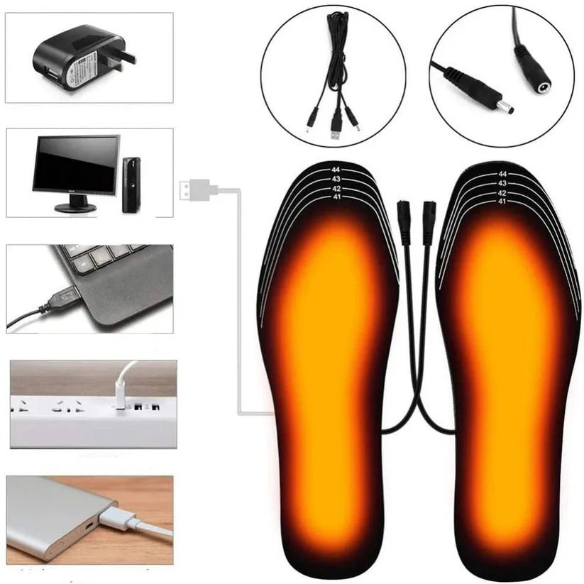 Rechargeable Heated Insoles for Soothing Warmth on Cold Days