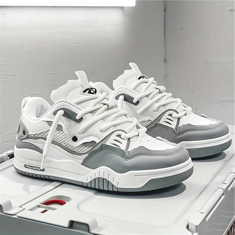 Hochwertige Herren Sneaker mit Dickem Sohlenprofil für Jeden Tag