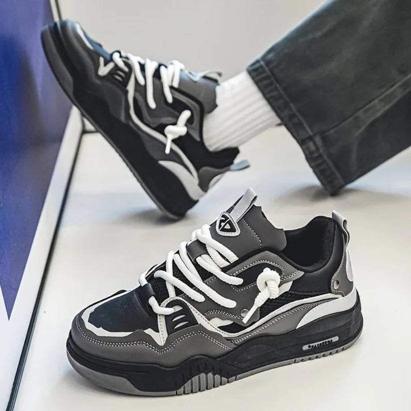 Hochwertige Herren Sneaker mit Dickem Sohlenprofil für Jeden Tag