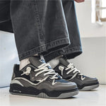 Robuste Herren-Sneaker mit Dickem Sohlenprofil für den Alltag