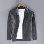 Herren Strickjacke mit Reißverschluss – Stilvoll und Vielseitig