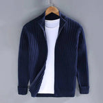 Modischer Herren Strickjacke mit Reißverschluss
