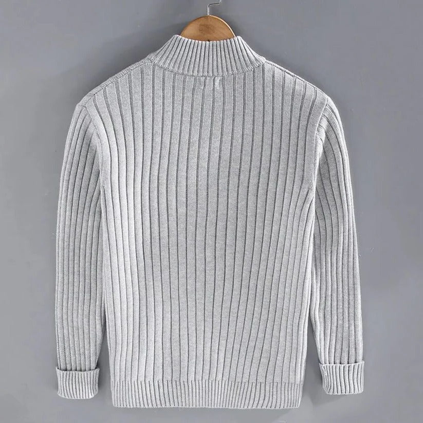 Herren Strickjacke mit Reißverschluss – Stilvoll und Vielseitig