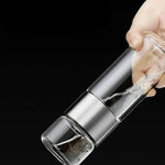 Portable Glass Carafe with Tea Infuser and Insulated Sleeve