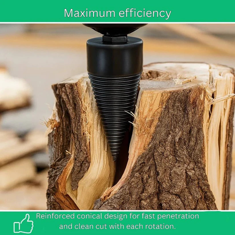 Titanium Drill Bit for Wood Splitting – Perfect for Power Tools