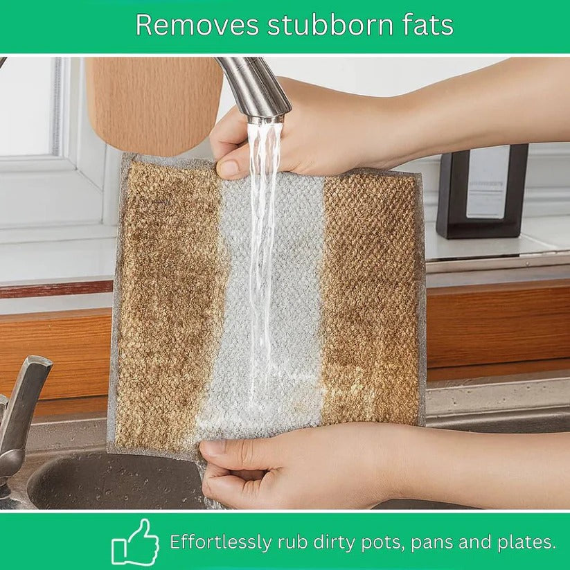 Reusable stainless steel cleaning cloths for streak-free wiping