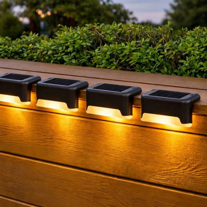 Wetterfeste Solar LED Außenleuchten mit Automatischem Dämmerungssensor