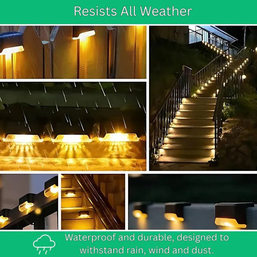 Wetterfeste Solar LED Außenleuchten mit Automatischem Dämmerungssensor