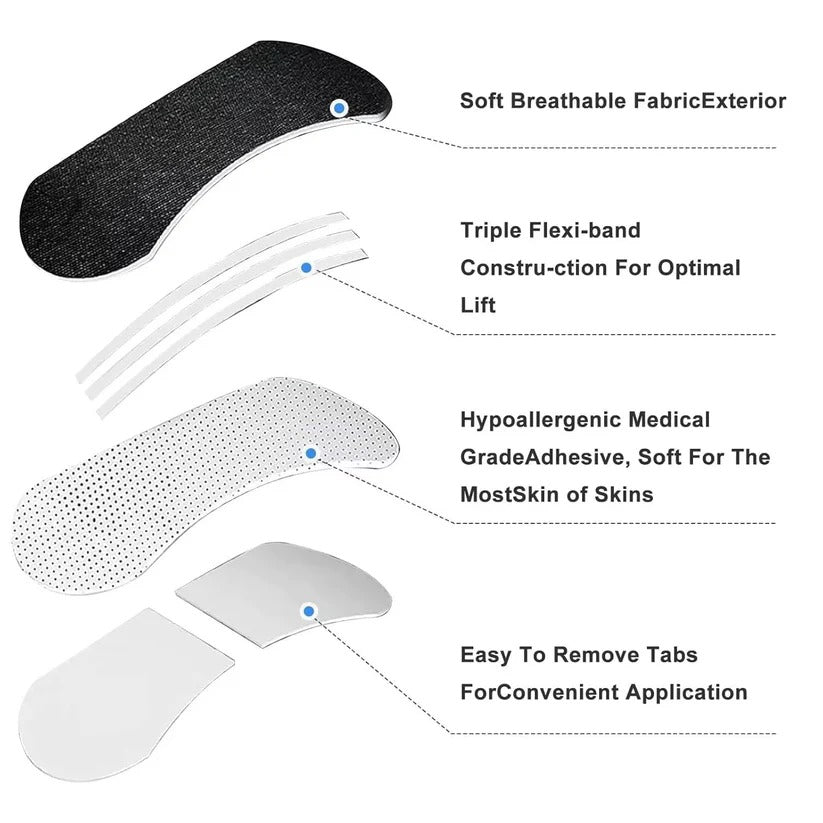 Nasal strips for better breathing support at night