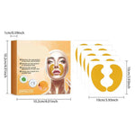 Feuchtigkeitsspendende Gesichtspflaster für Falten und Linien, 10er Pack