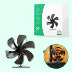 Silent Wood Stove Fan for Optimal Heat Distribution