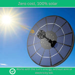 Solar-Powered Mini Water Basin for Garden and Outdoor Use