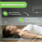Ergonomic Memory Foam Neck Pillow with Washable Cover