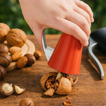 Practical zinc alloy nutcracker with lever mechanism