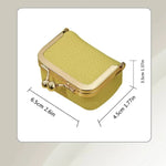 Elegant Travel Jewelry Organizer with Secure Storage