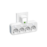 Intelligente Steckerleiste mit USB und USB-C Anschlüssen und 2500W Überspannungsschutz