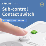Intelligente Steckdosenleiste mit USB und USB-C für schnelles Laden