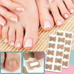 Adhesive toenail support strips for curved nails and daily care
