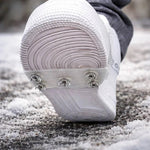 Rutschfeste Eisgripper mit Stahlspikes für sicheres Winterlaufen