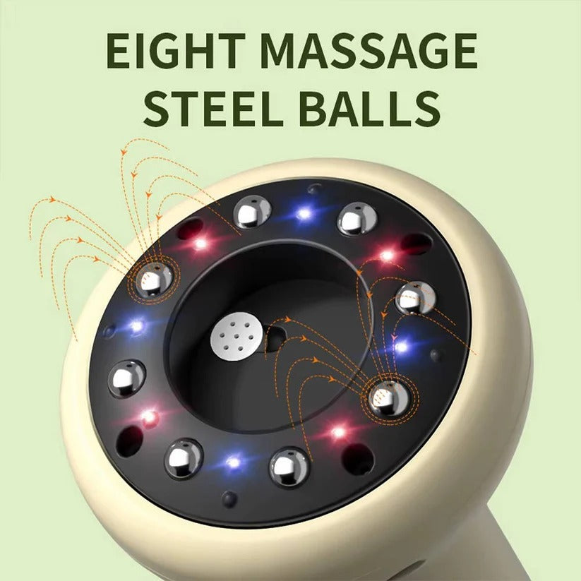 Wärmendes Vakuum-Massagegerät mit LED-Anzeige für Entspannung