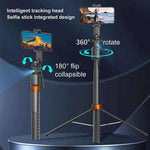 Intelligent Smartphone Stand with Auto Tracking and Dual Light for Live Streaming