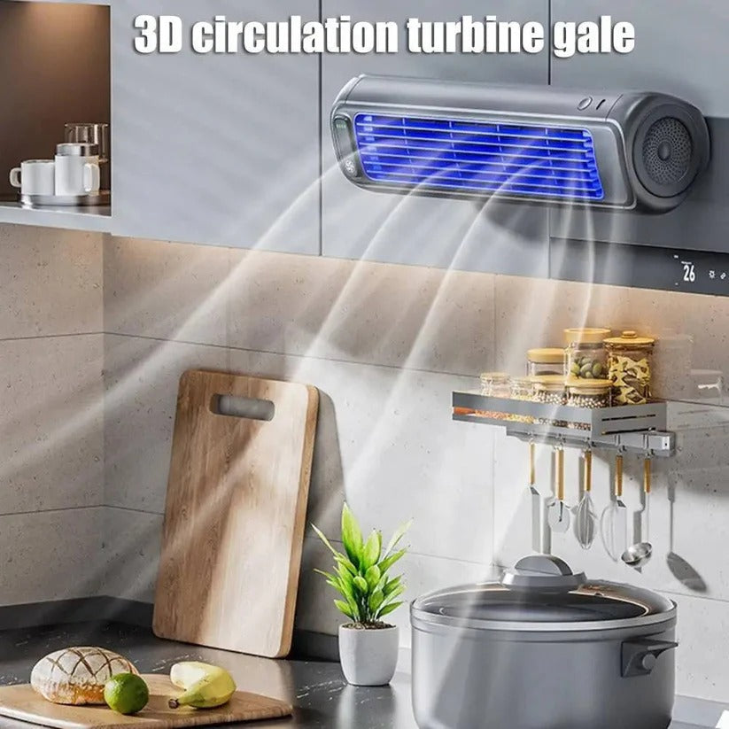 Tragbarer Ventilator mit 3 Geschwindigkeiten und 2000mAh Akku