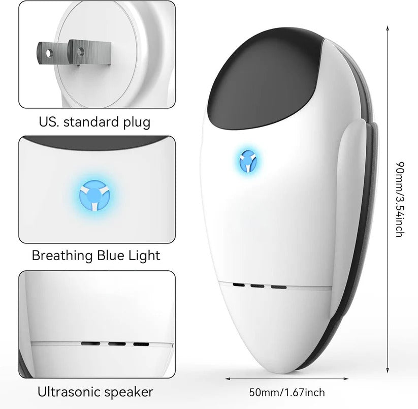 Ultrasonic Pest Repeller for Home, 4-Pack