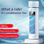 Portable Bladeless Air Cooler with Water Tank and Remote Control, 6 Speed Levels