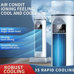 Portable Bladeless Air Cooler with Water Tank and Remote Control, 6 Speed Levels
