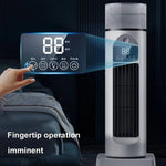 Portable Bladeless Air Cooler with Water Tank and Remote Control, 6 Speed Levels