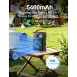 Tragbarer Klimaanlagenventilator mit 1,2L Wassertank und Fernbedienung