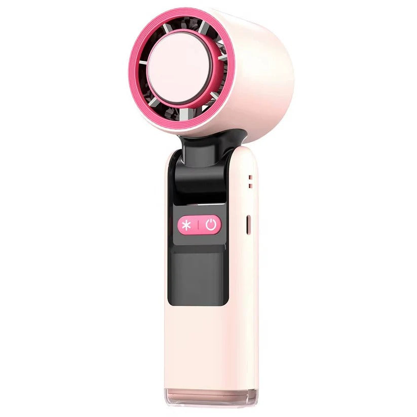 Tragbarer 3-in-1 Ventilator mit integrierter Taschenlampe und LED-Anzeige