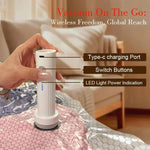 Cordless Vacuum Compression Kit with Hand Pump for Travel, 15 Pieces