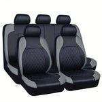 Waterproof Car Seat Covers for 5 Seats – Ideal for Cars, SUVs, and Trucks