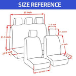 Waterproof Car Seat Covers in 5-Seater Set for Vehicles