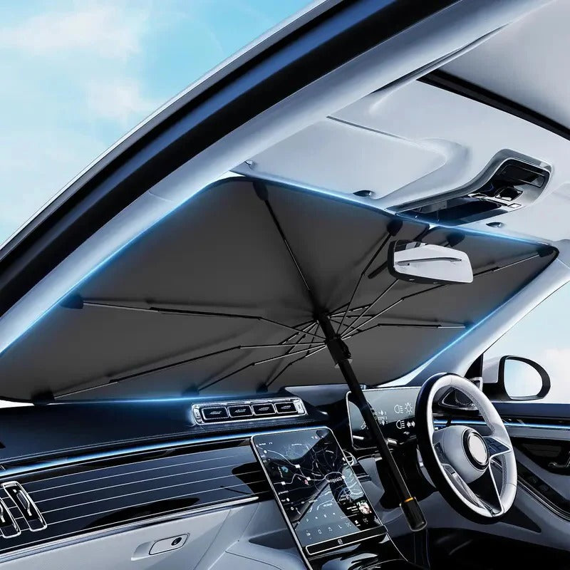 Faltbare Sonnenblende für Windschutzscheiben mit Wärmeschutz für Autos und Lkw