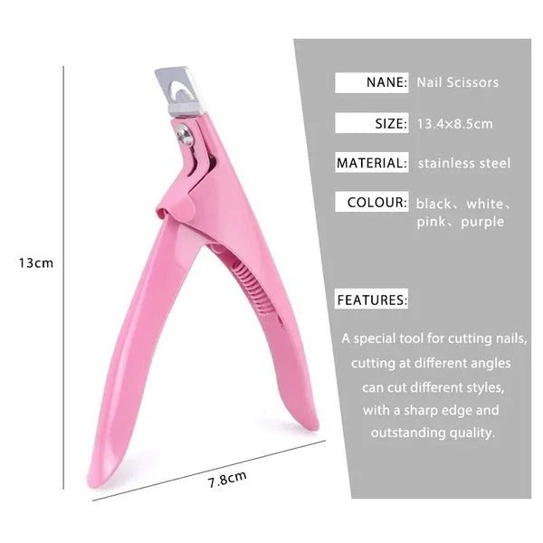 Precise Acrylic Nail Cutter with Ergonomic Handle