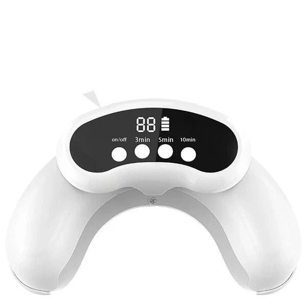 Portable light device for nail care for hands and feet