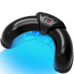 Portable light device for nail care for hands and feet
