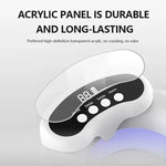 Portable light device for nail care for hands and feet