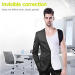Adjustable back support with shoulder straps for better posture