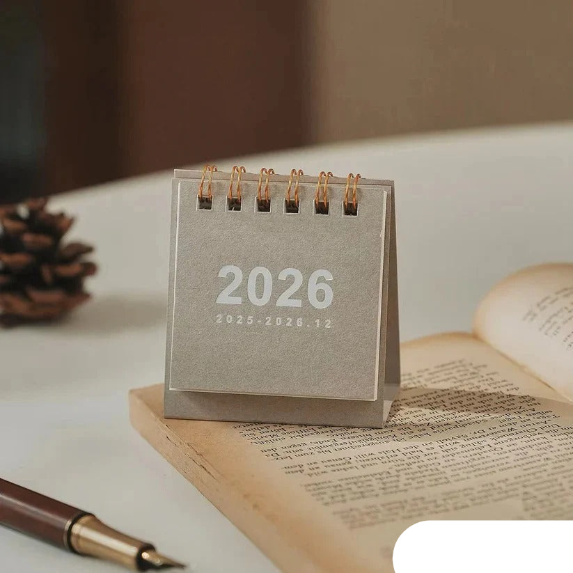 2026 Desk Calendar with Practical Planning Design
