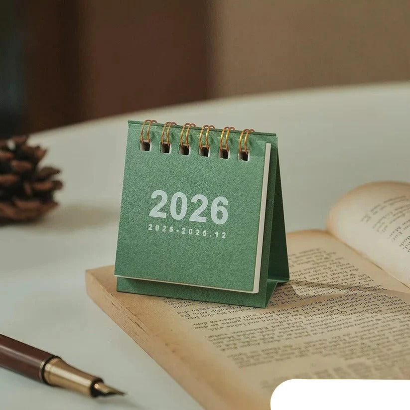 2026 Desk Calendar with Practical Planning Design