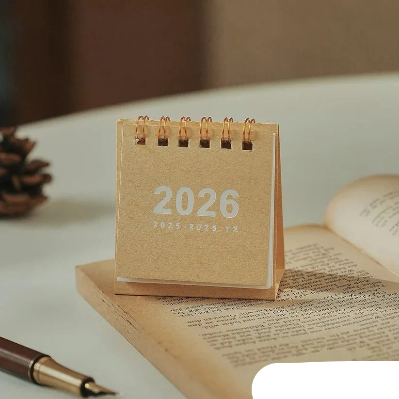 2026 Desk Calendar with Practical Planning Design