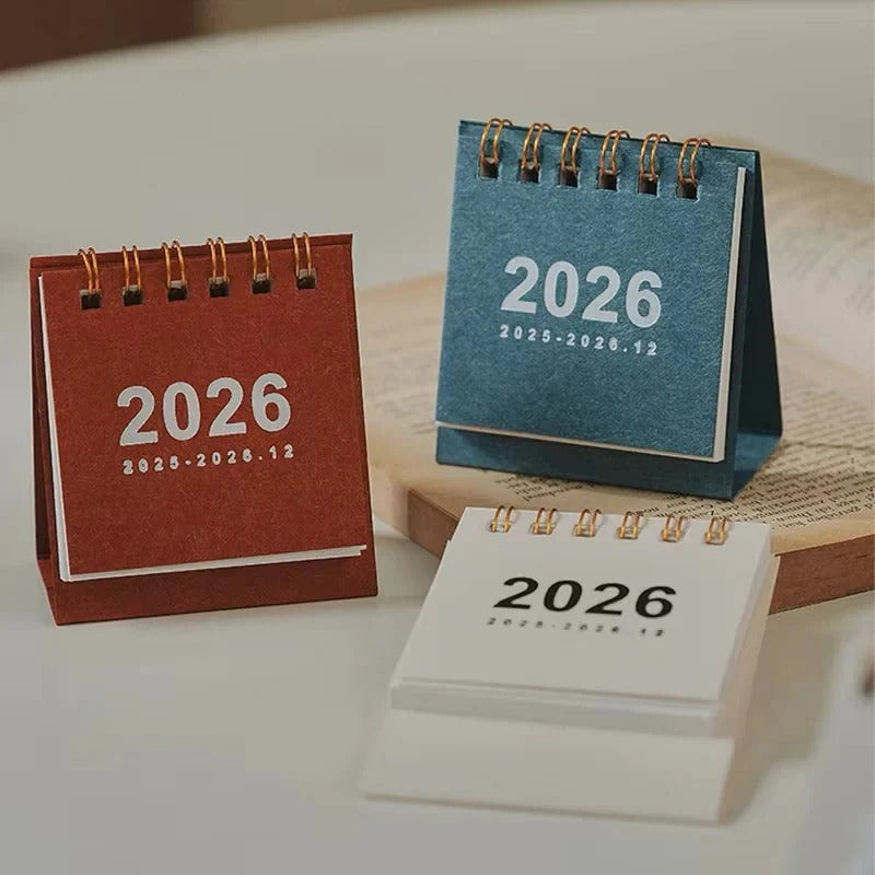 2026 Desk Calendar with Practical Planning Design