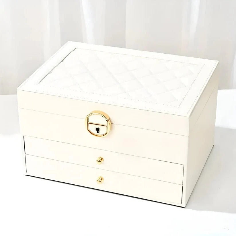 Elegante Schmuckaufbewahrung mit Mehrfachfächern