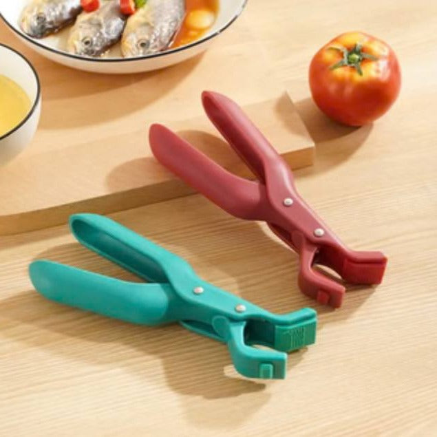 Heat-resistant silicone handle for safe carrying of cookware