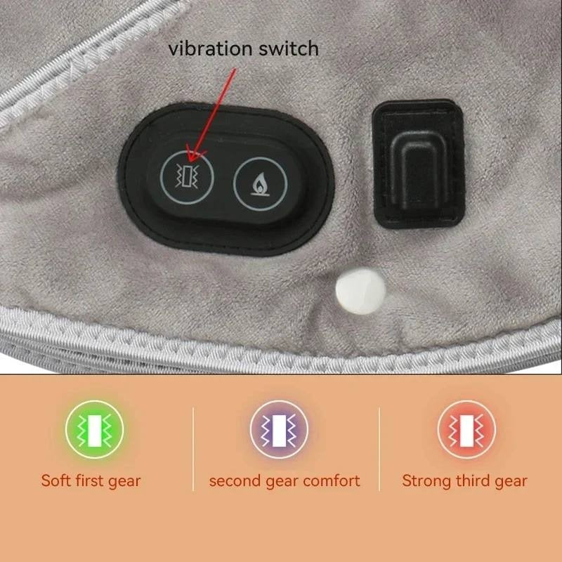 Heat-Assisted Neck and Shoulder Pad with 3 Temperature Settings and Automatic Shut-Off